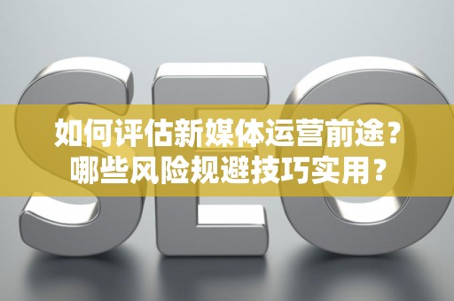 如何评估新媒体运营前途？哪些风险规避技巧实用？
